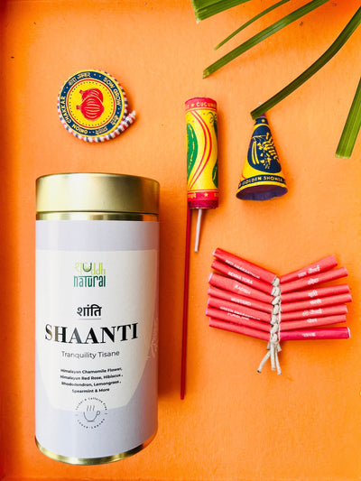 Shuddh Natural Festive Diwali gift hamper I tea I seed (plantable) patakha set of 5