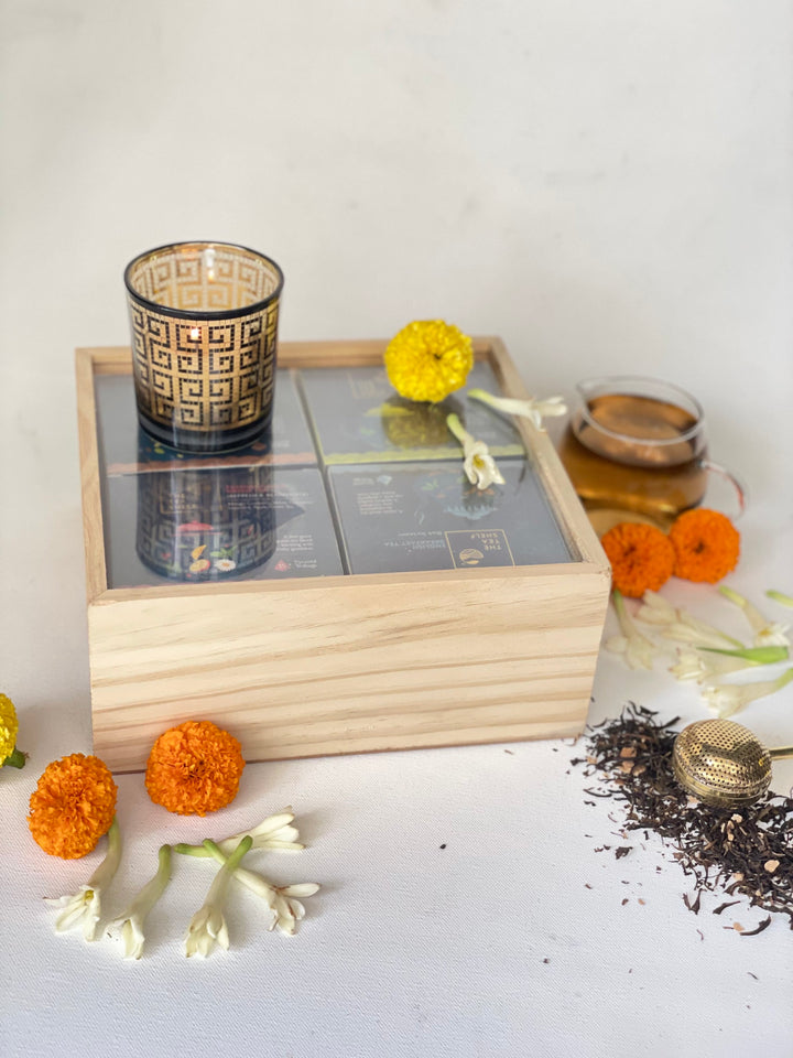 The Tea Shelf Slider Box | Set of 4