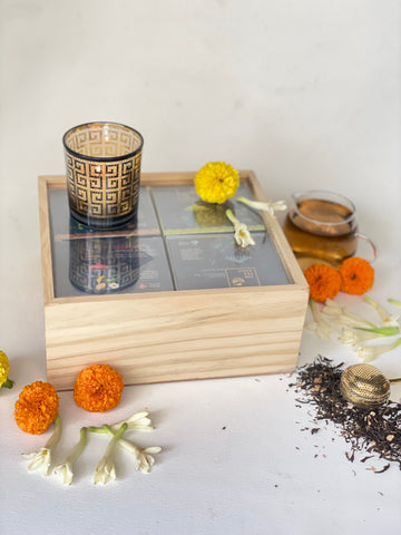 The Tea Shelf Slider Box | Set of 4