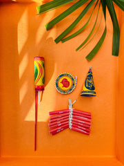 Shuddh Natural Plantable crackers | seed crackers | beej patakha | set of 4 I plantable seed box