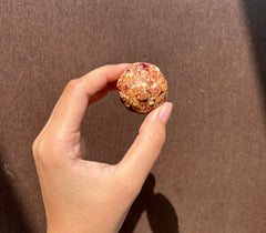 KS Supertreats Cranberry Cashew Balls | Pack of 8 Balls (30 gm each) | Glass Jar