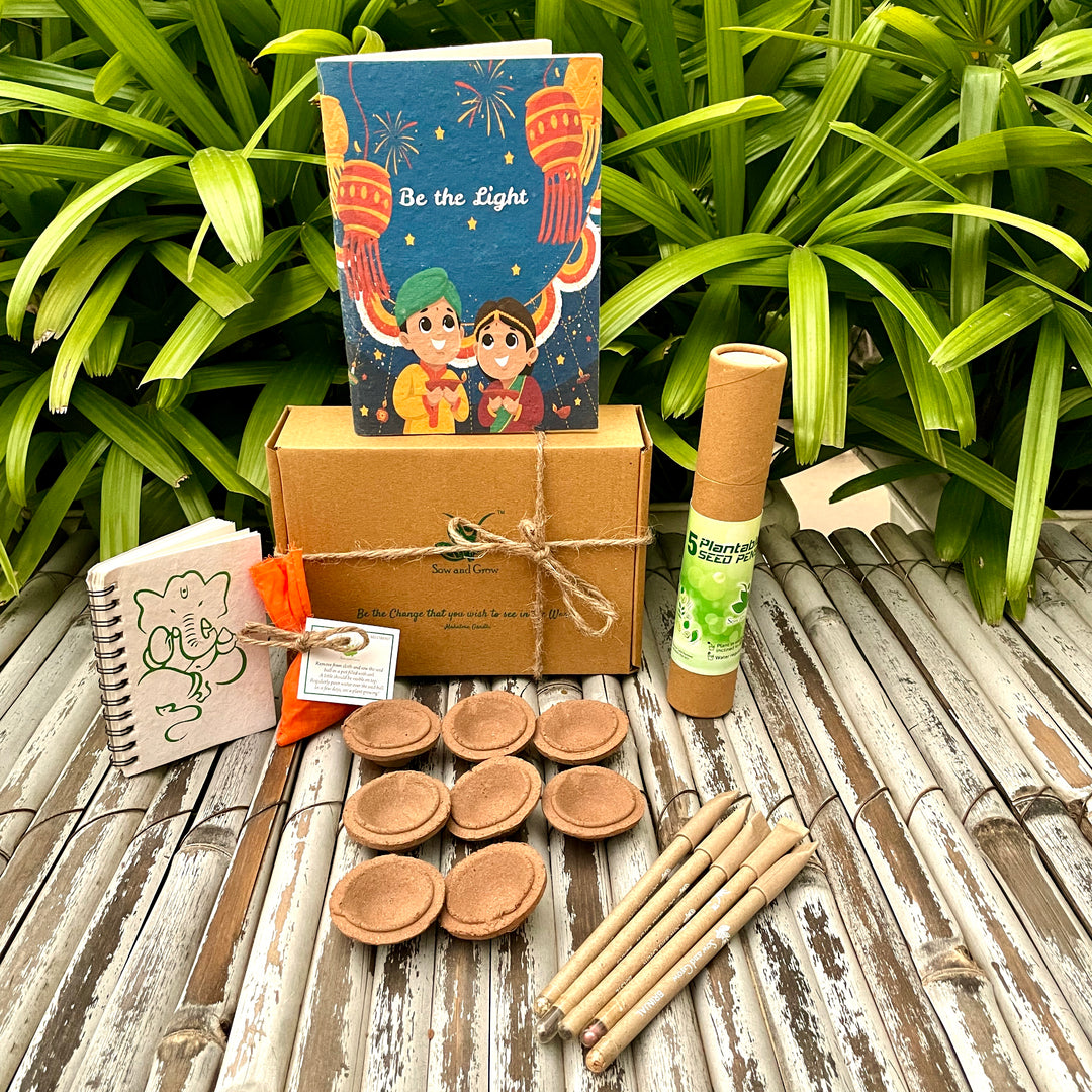 Sow and Grow Diwali Brown Box Hamper