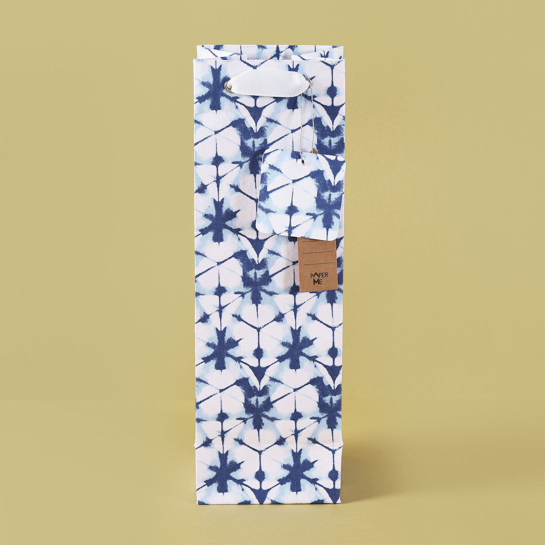 Neelanchal Tie & Dye Wine Bag - 1 pc