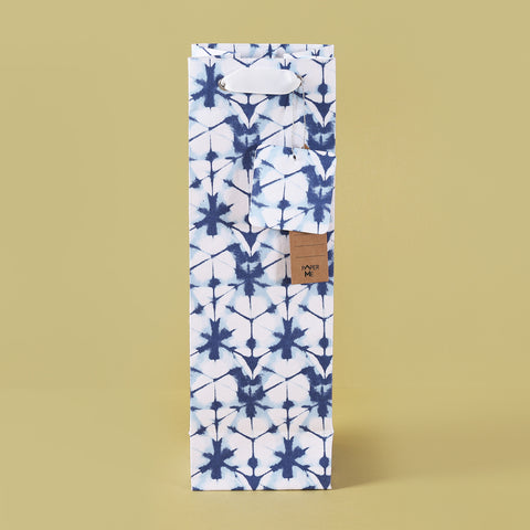 Neelanchal Tie & Dye Wine Bag - 1 pc