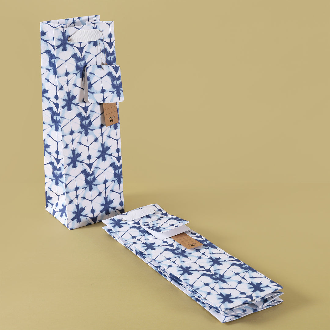 Neelanchal Tie & Dye Wine Bag - 1 pc