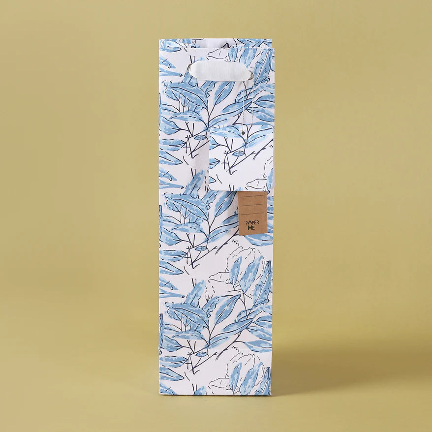 Neelanchal Leaves Wine Bag - 3 pc