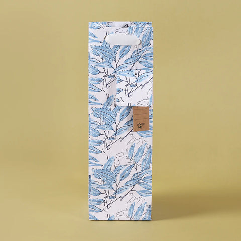 Neelanchal Leaves Wine Bag - 3 pc