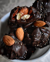 KS Supertreats Dark Chocolate Almond Clusters | 220 gm - 13-14 pieces