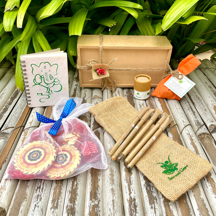 Sow and Grow Diwali Wooden Box Hamper