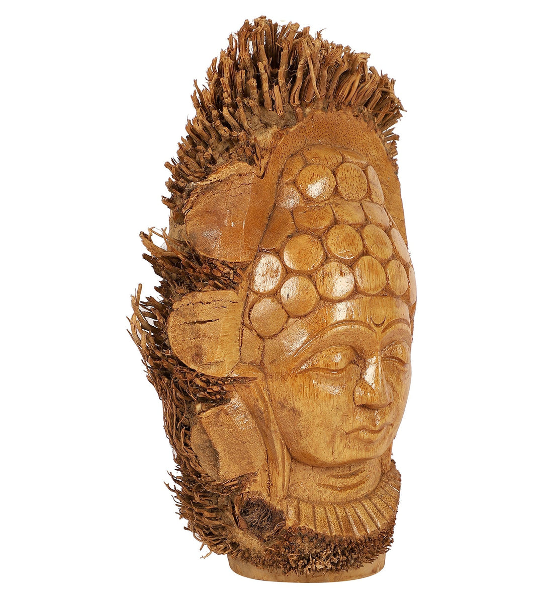 SILPAKARMAN Hand-carved Bamboo Root Idol - Buddha