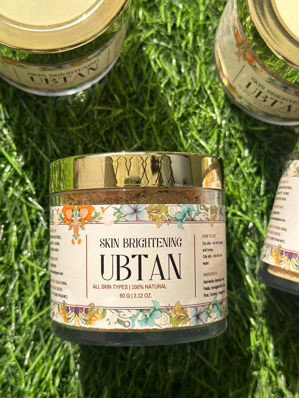 Sarvm Naturals Skin Brightening Ubtan Powder 60 gm