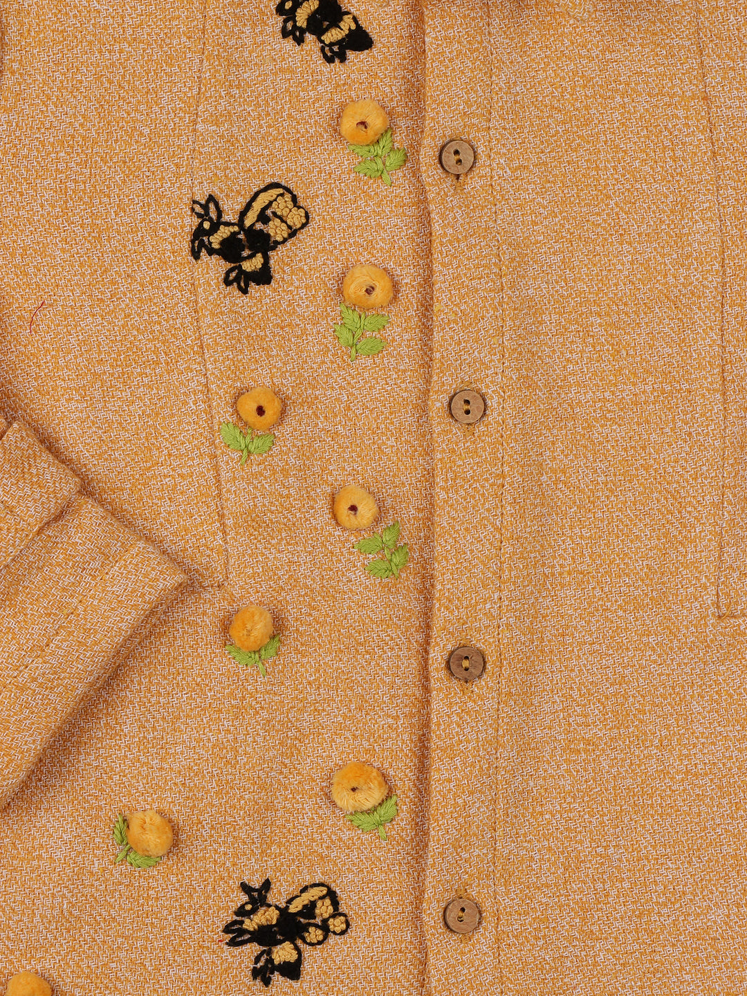 Mamacherub Buzzing Bee Shirt- Sunny Yellow