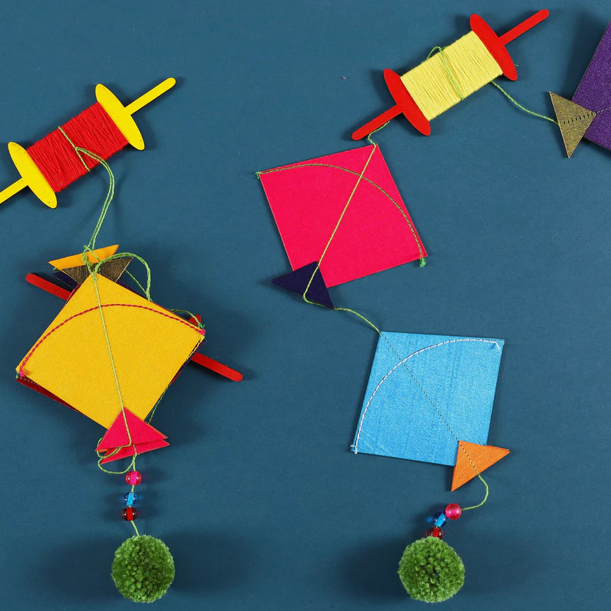 Fabric Kite Dangler - Set of 2