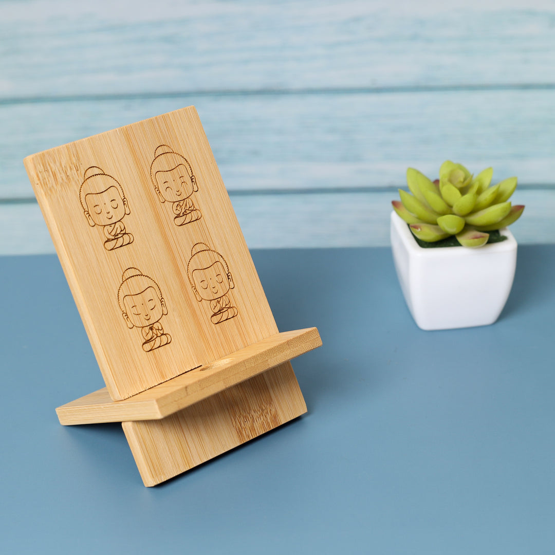 Bamboo Basics Gift Box | Sustainable Cork Diary Bamboo Mobile Stand Pen