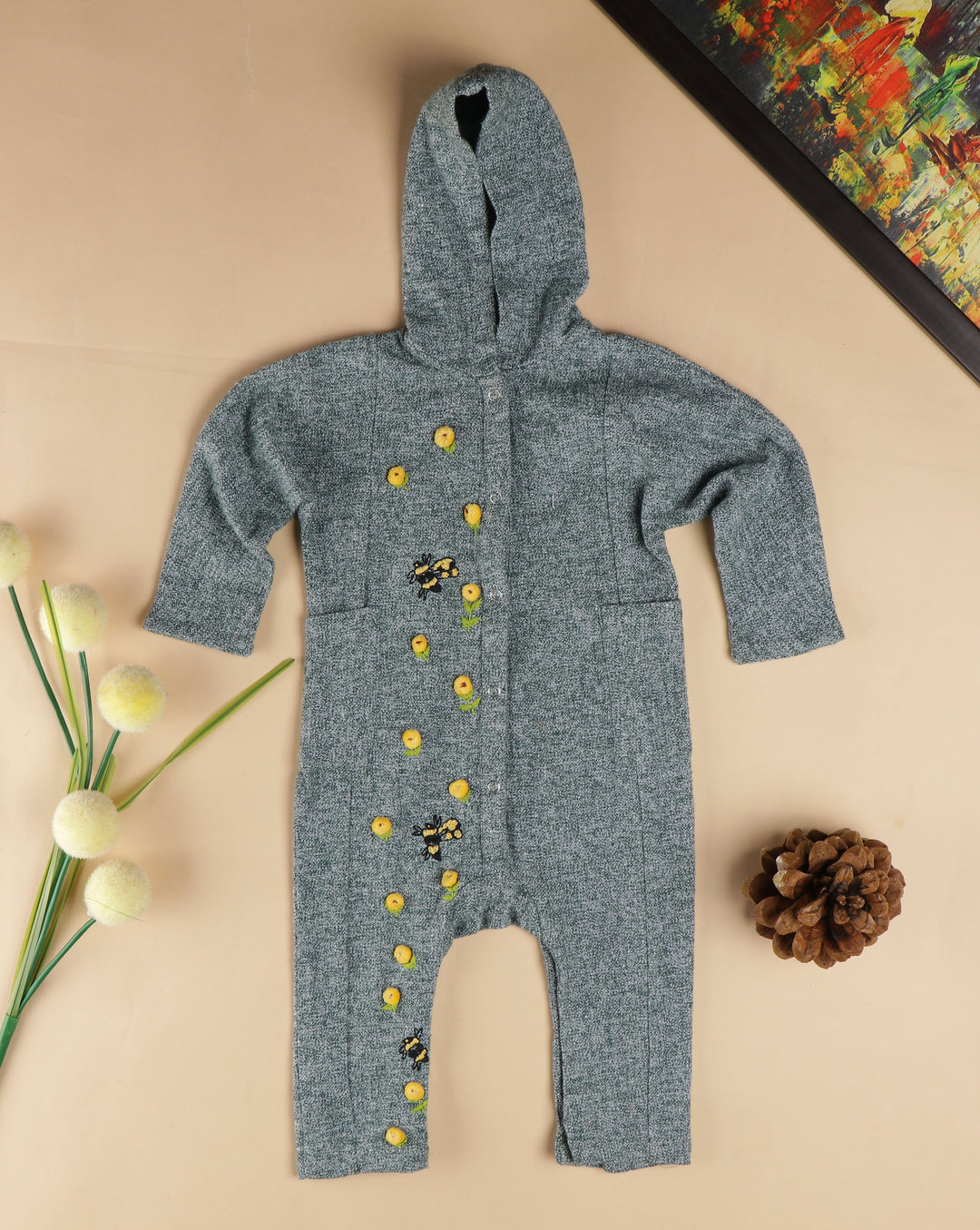 Mamacherub Buzzing Bee Romper