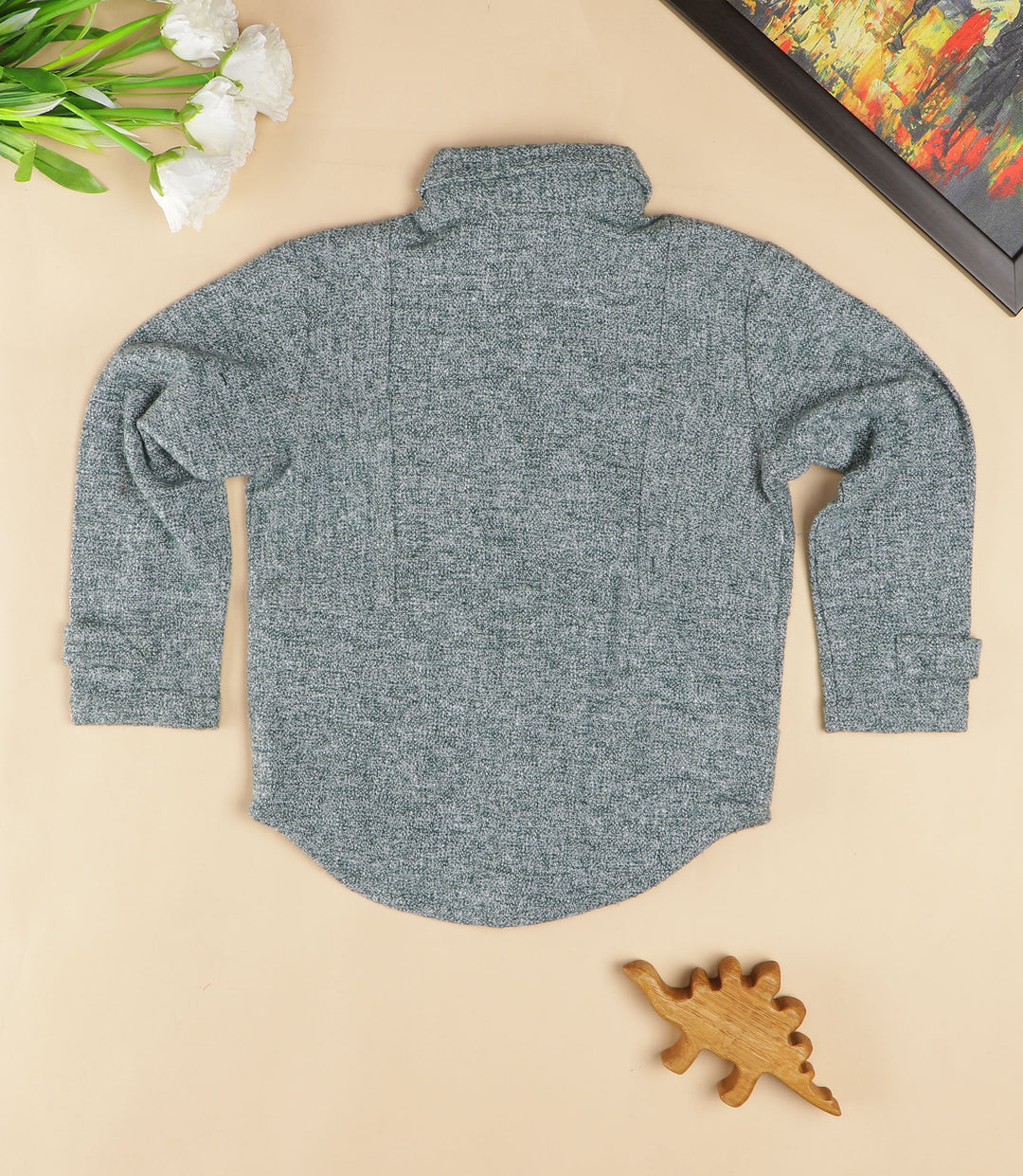 Mamacherub Buzzing Bee Shirt- Forest Green