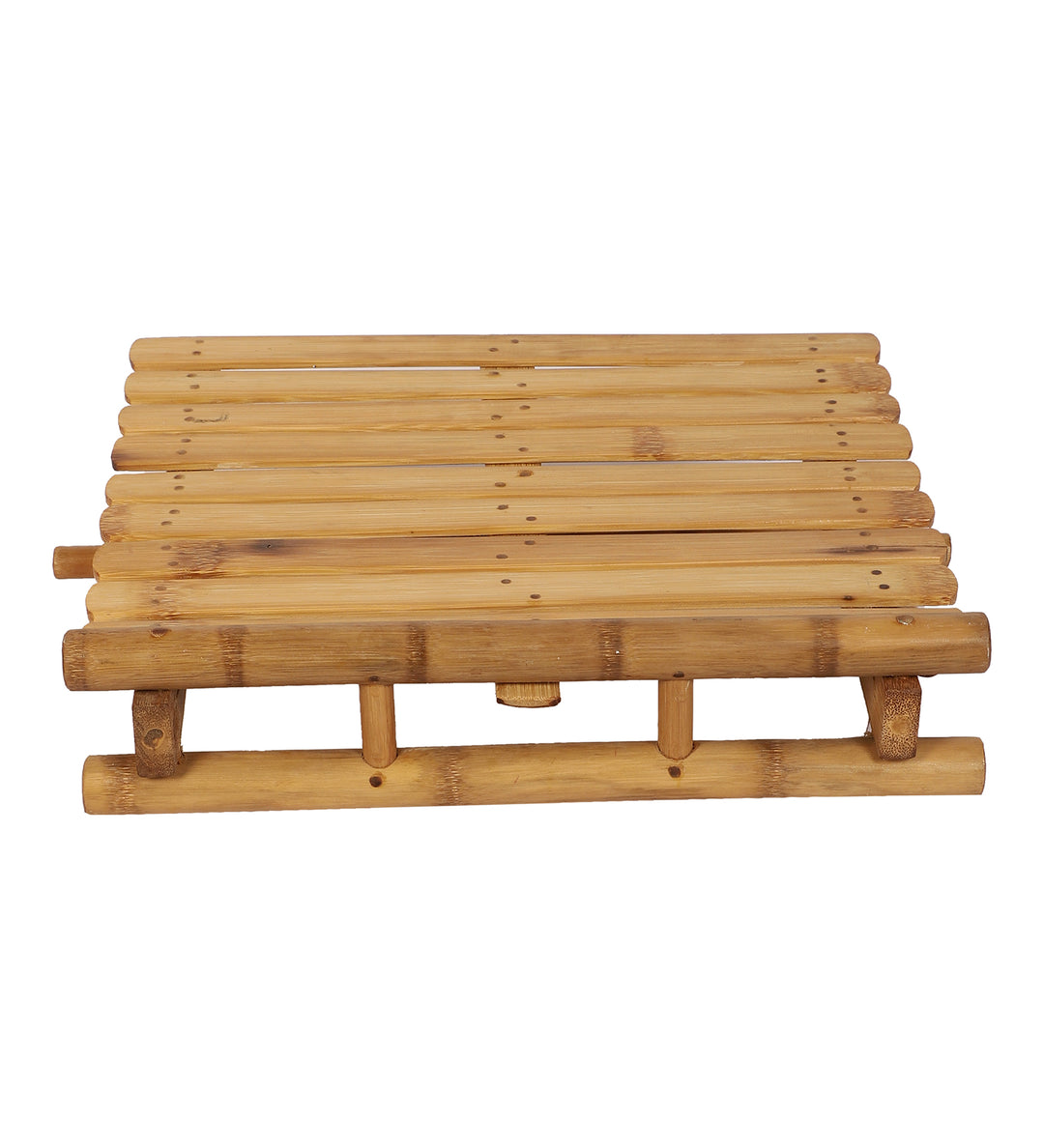 SILPAKARMAN Natural Bamboo Three Way Laptop Stand