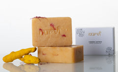 Nurvi Turmeric Saffron Cold Pressed Soap - 100 grams