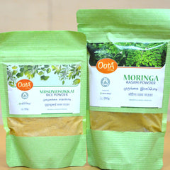 OOTA-Musumusukkai Powder(pack of 100g), Moringa Rasam Powder (pack of 250g)