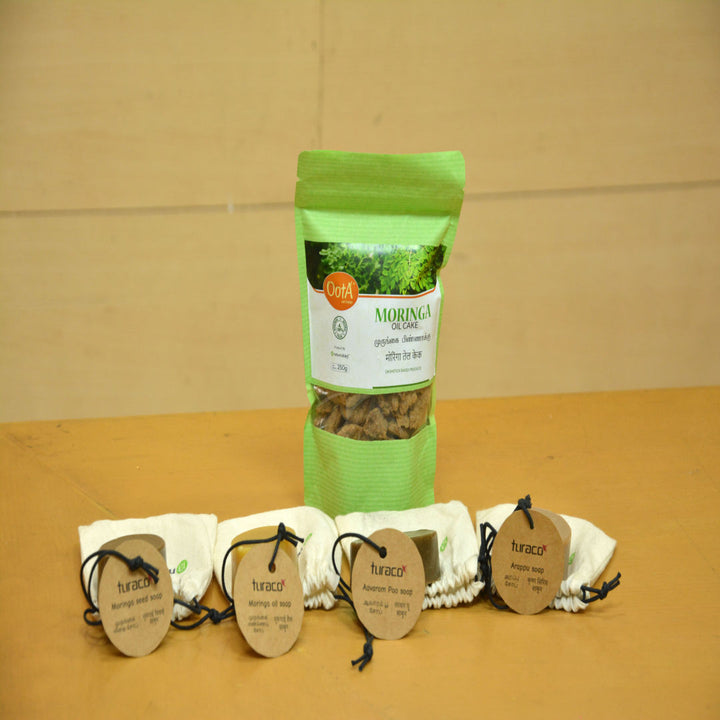 OOTA-Moringa Seed soap, Moringa oil soap, Avarampoo soap, Arapu soap and Moringa oil cake