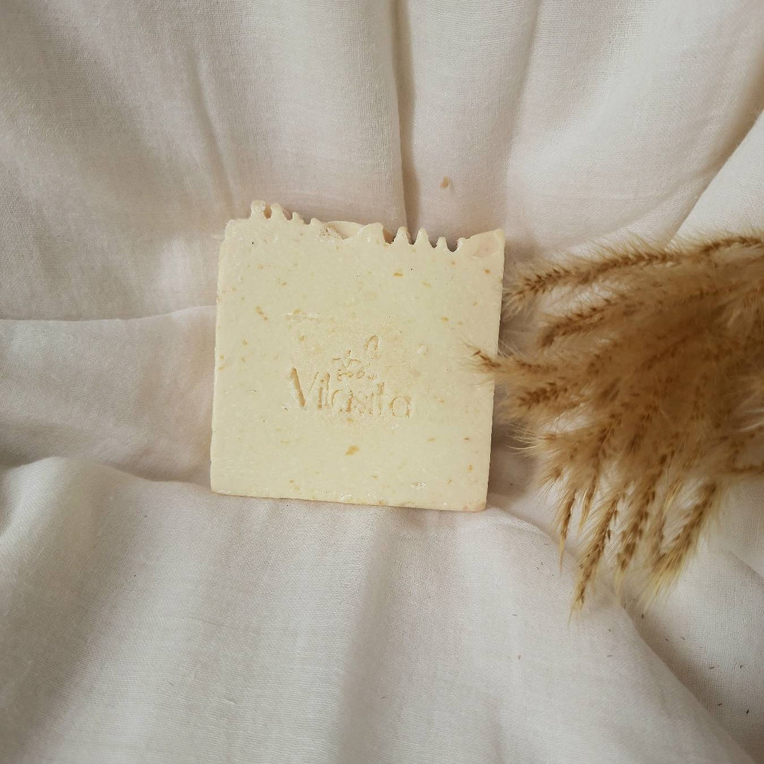 Studio Vilasita Inayah oatmeal and almond oil soap