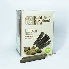 Incense Stick made with Pure Dhuna (Natural Resin) : 200pcs (2xset of 100)