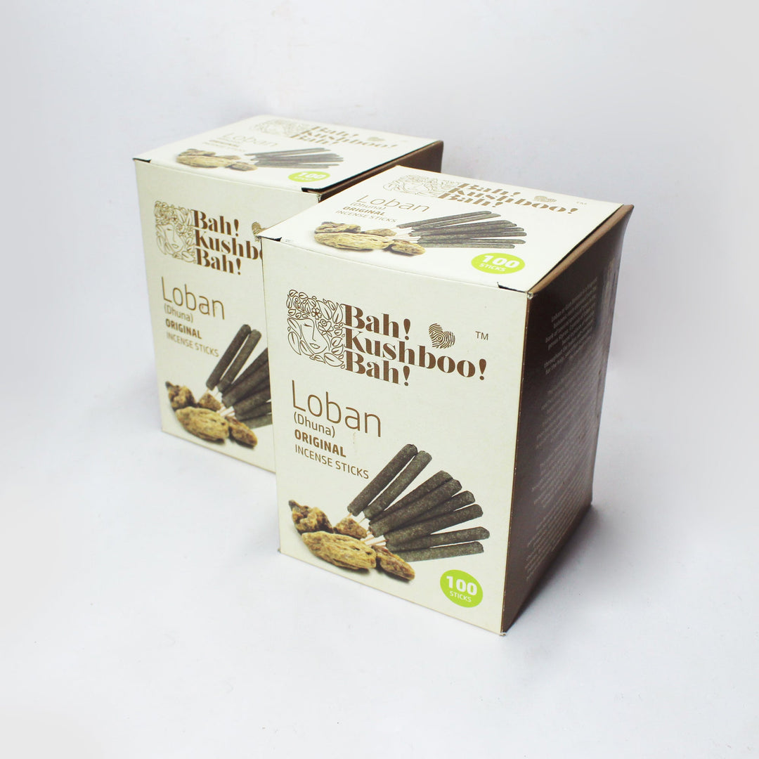 Incense Stick made with Pure Dhuna (Natural Resin) : 200pcs (2xset of 100) - Suspire