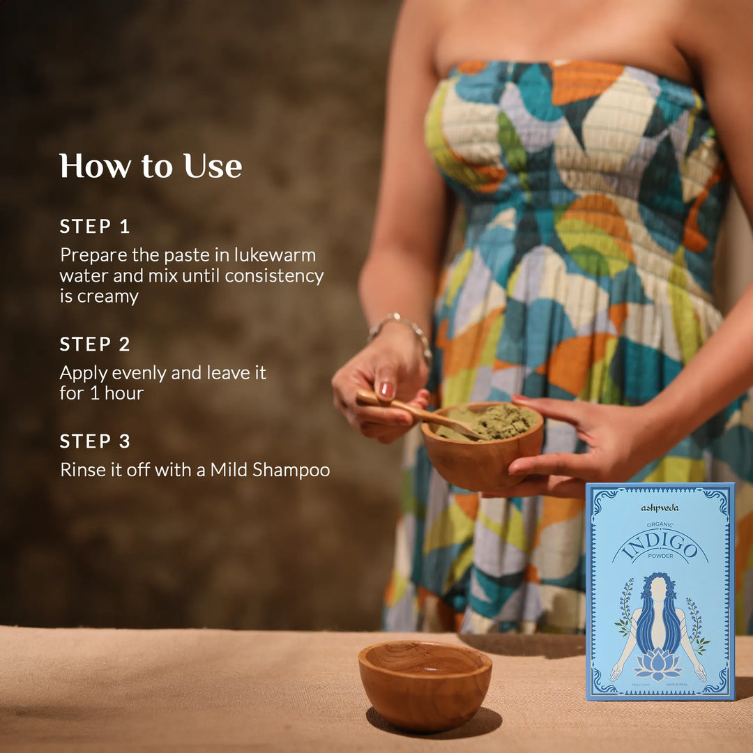 Organic Indigo Hair Color Powder