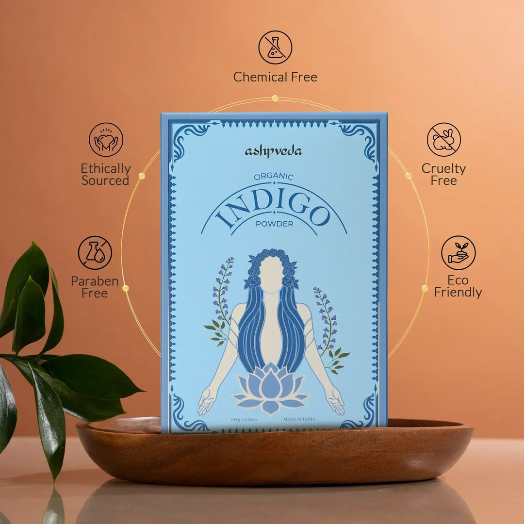 Organic Indigo Hair Color Powder