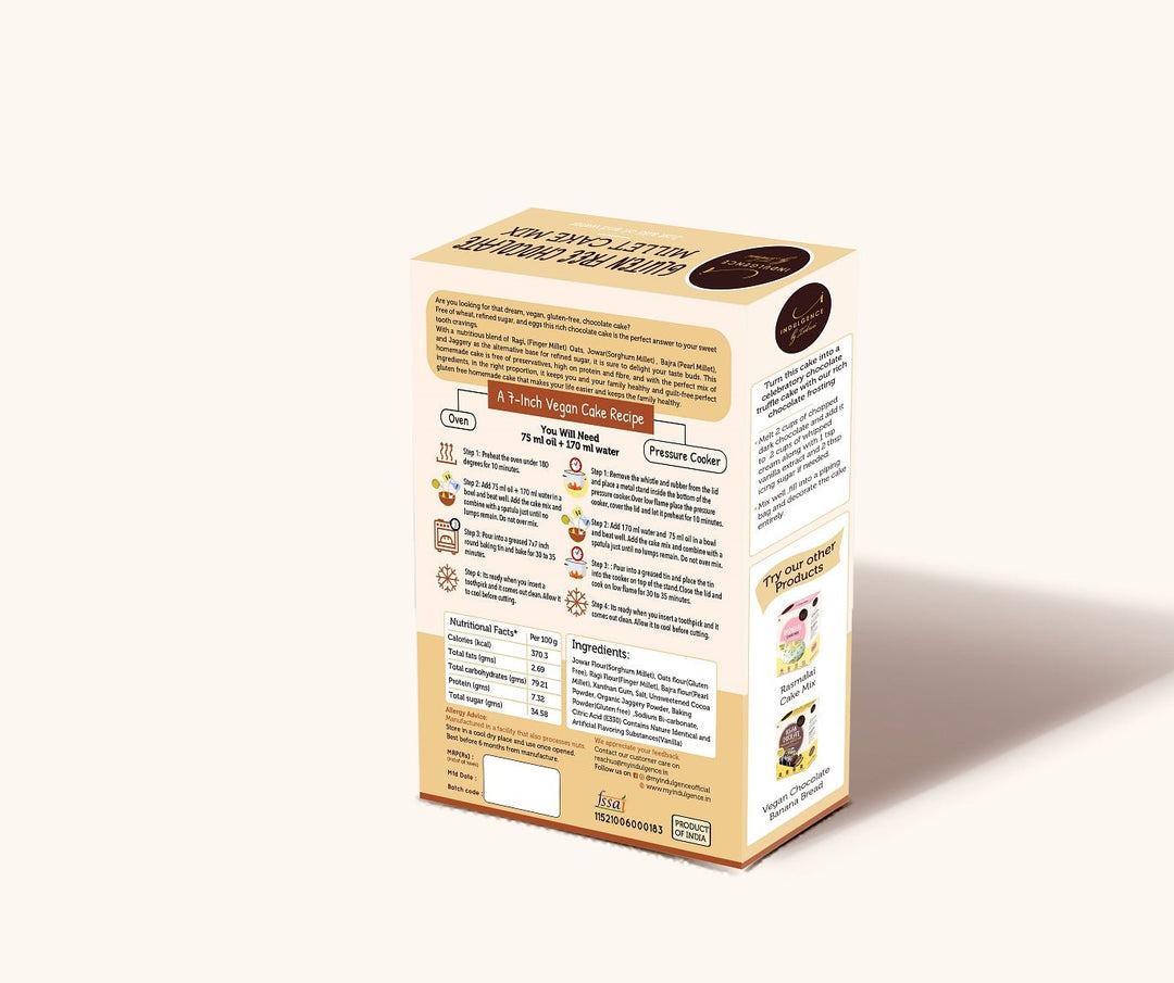 INDULGENCE Rasmalai cake Mix 250 Gms - Suspire