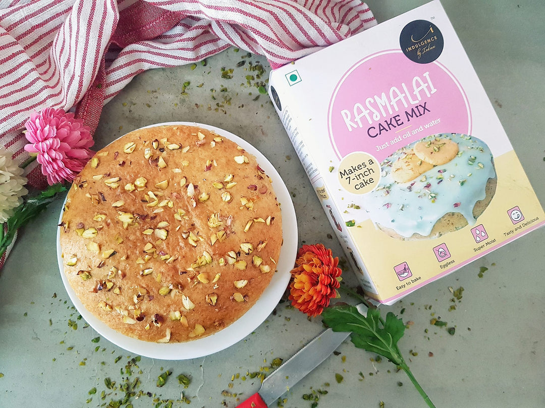 INDULGENCE Rasmalai cake Mix 250 Gms - Suspire