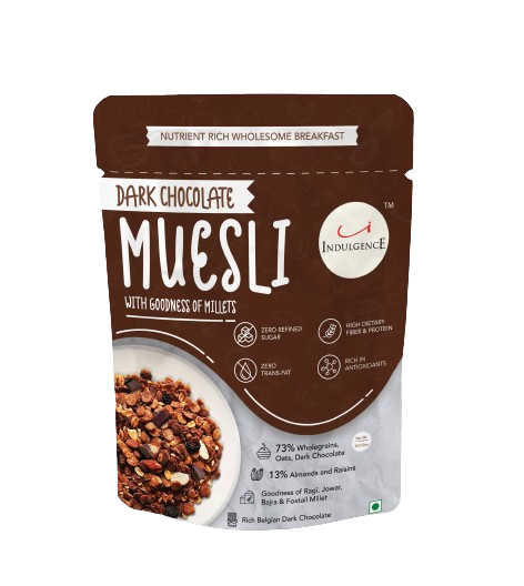 INDULGENCE Dark Chocolate Millet Muesli 350 Gms