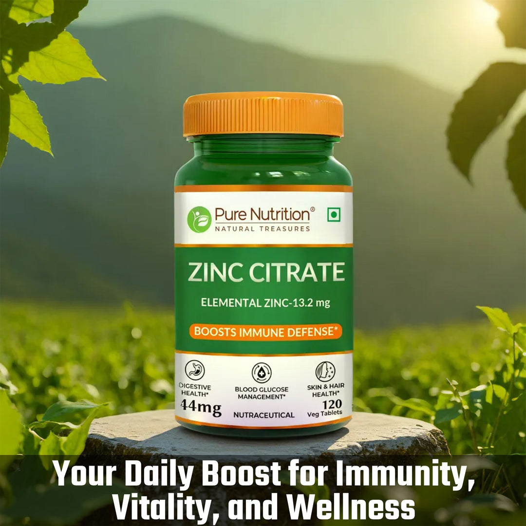 Zinc Citrate High Absorption Immunity Support | 120 Veg Tablets