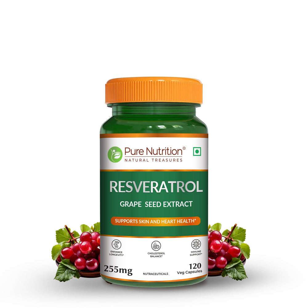 Resveratrol with Grape Seed Extract | Antioxidant Support  255mg