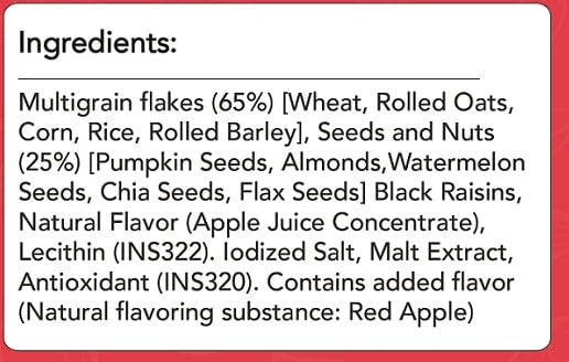 INDULGENCE Zero Added Sugar Muesli 350 Gms ( With Almonds and Raisins)