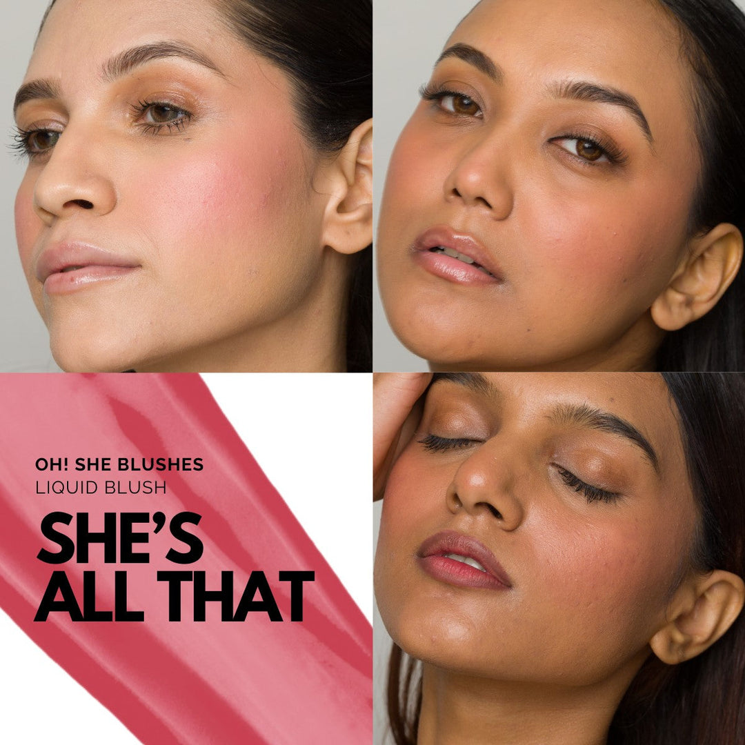 Iris Cosmetics Oh! She Blushes Liquid Blush- She’s All That