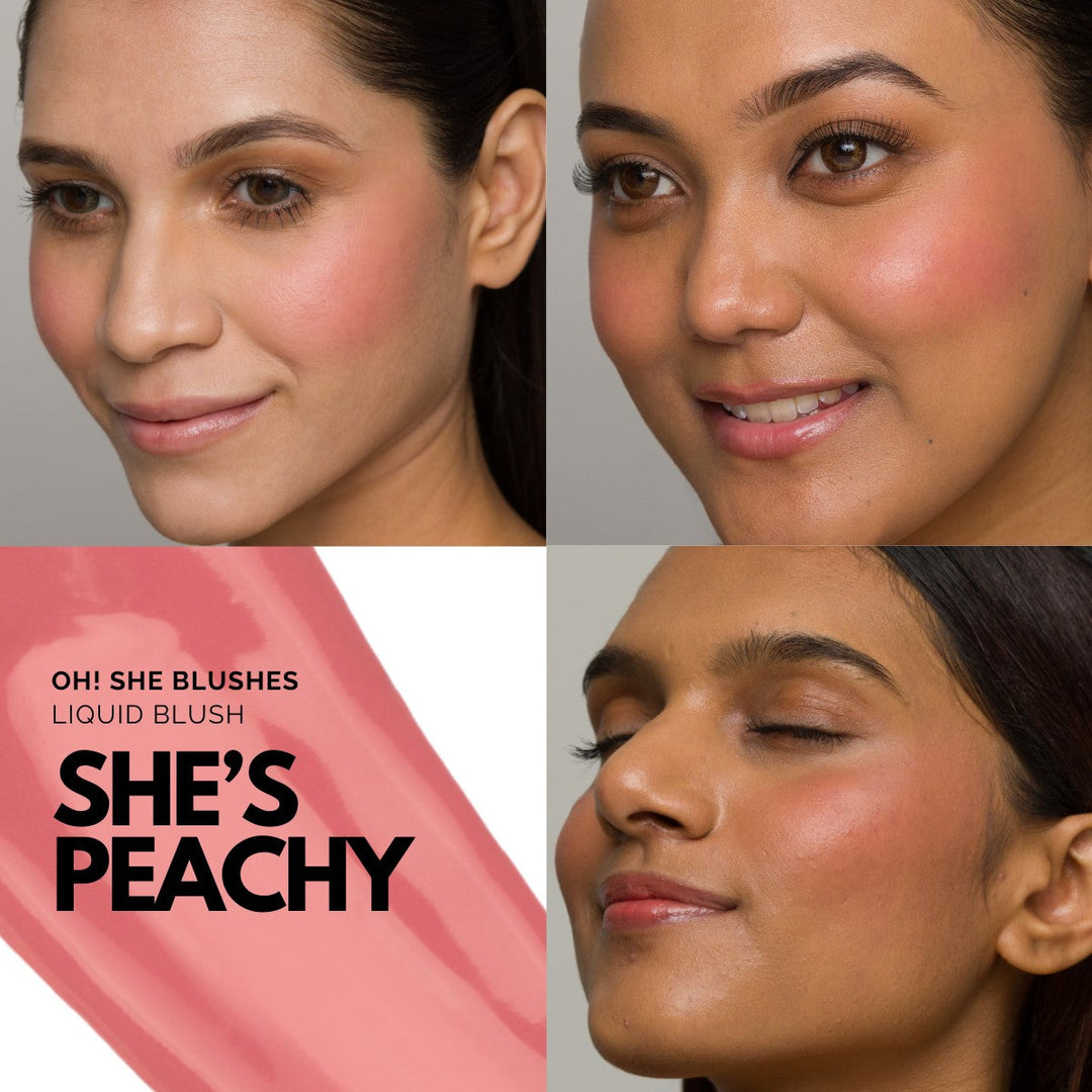 Iris Cosmetics Oh! She Blushes Liquid Blush- She&