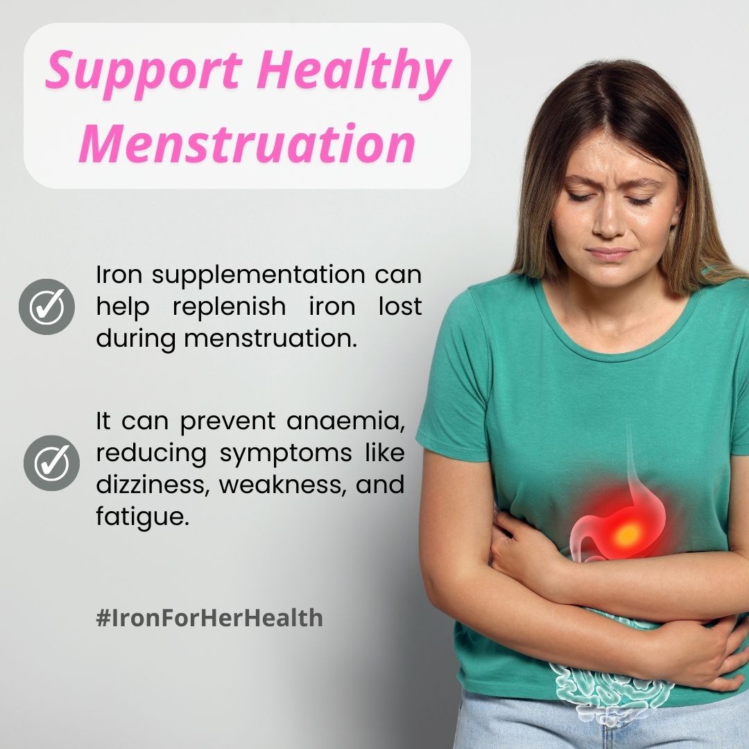 Pure Nutrition Iron Folic Acid Supplement for Men and Women - Supports Haemoglobin Production, Boosts Immunity & Maintains Iron Level