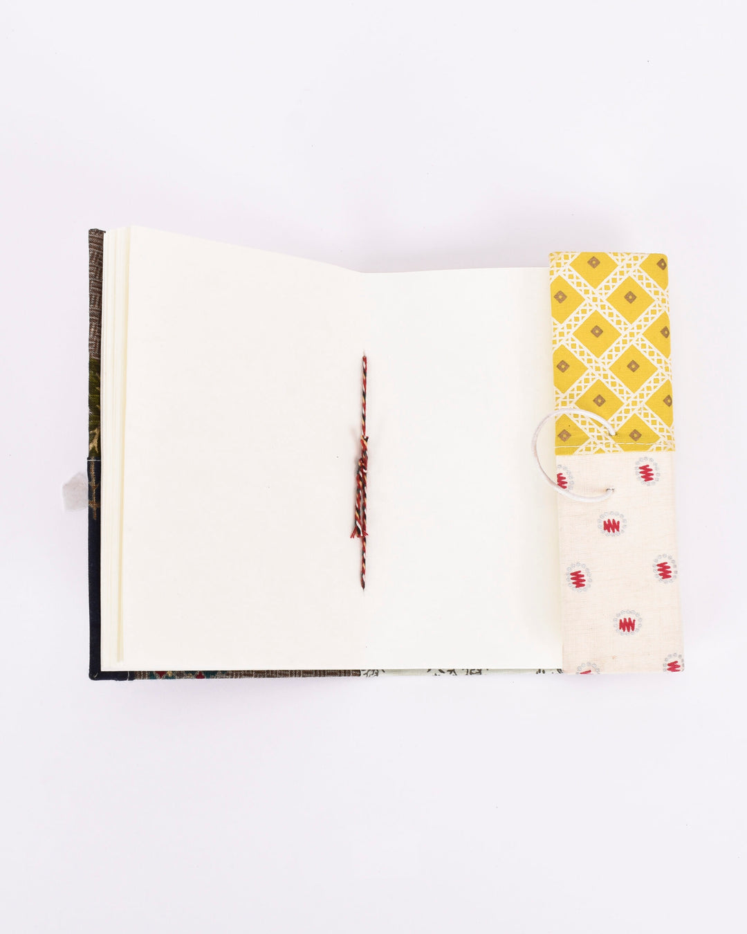 Ecokari Handmade Paper Diary with Buttoned Closure | Soothing Prints