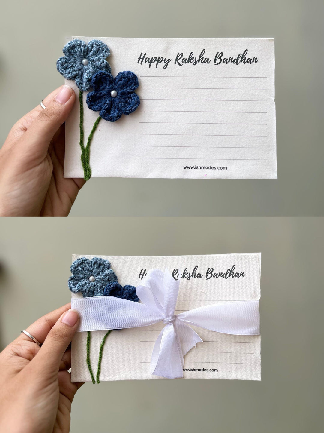 Ishmades Crochet postcards | Plantable envelope cover - Suspire