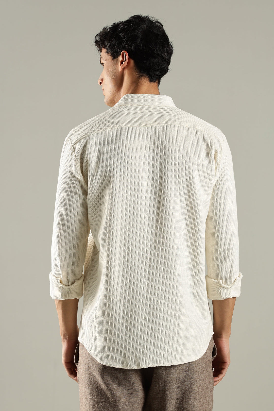 Islands of Loom Frost Waffle Shirt - Suspire