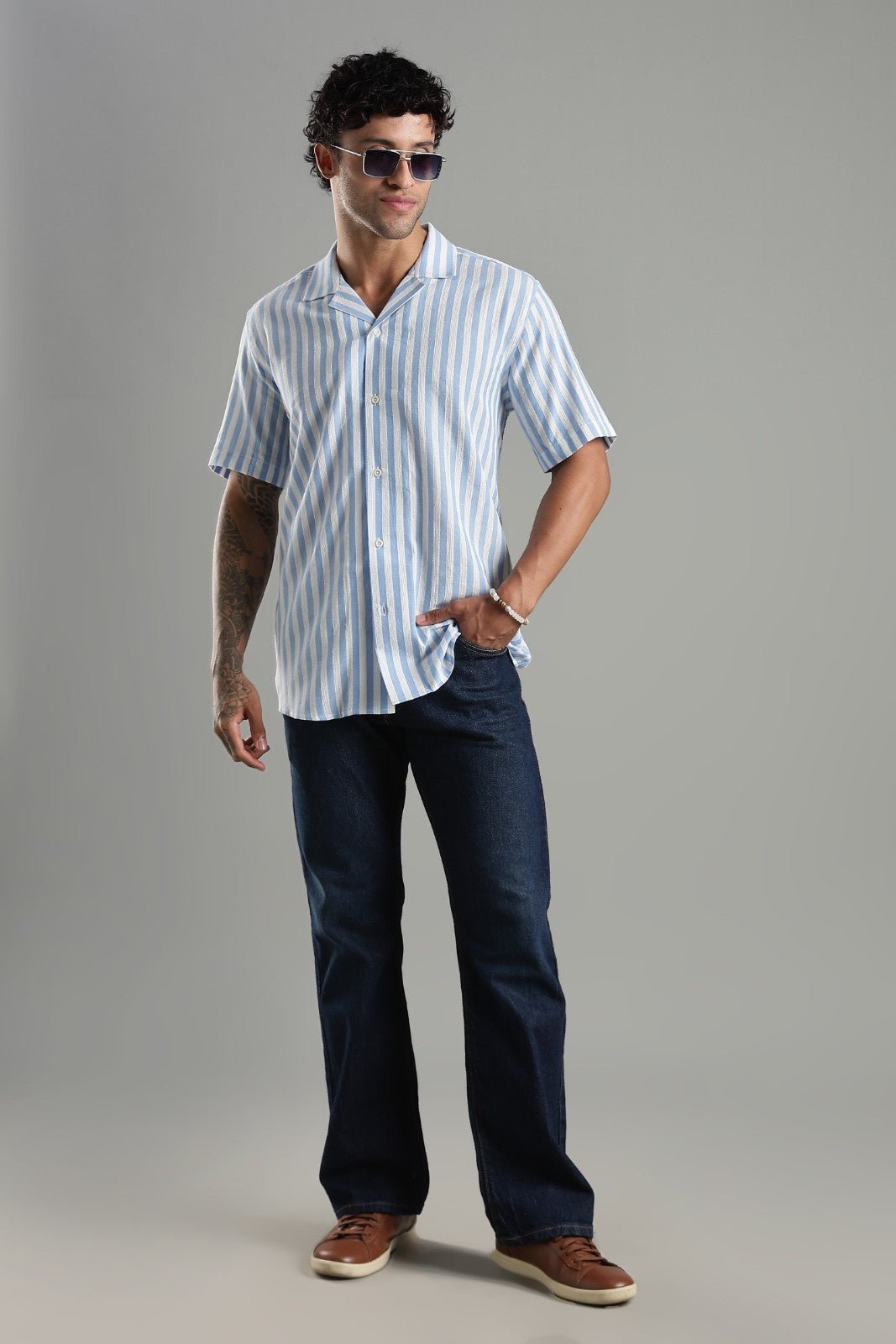 Islands Of Loom Harbour Stripes Shirt