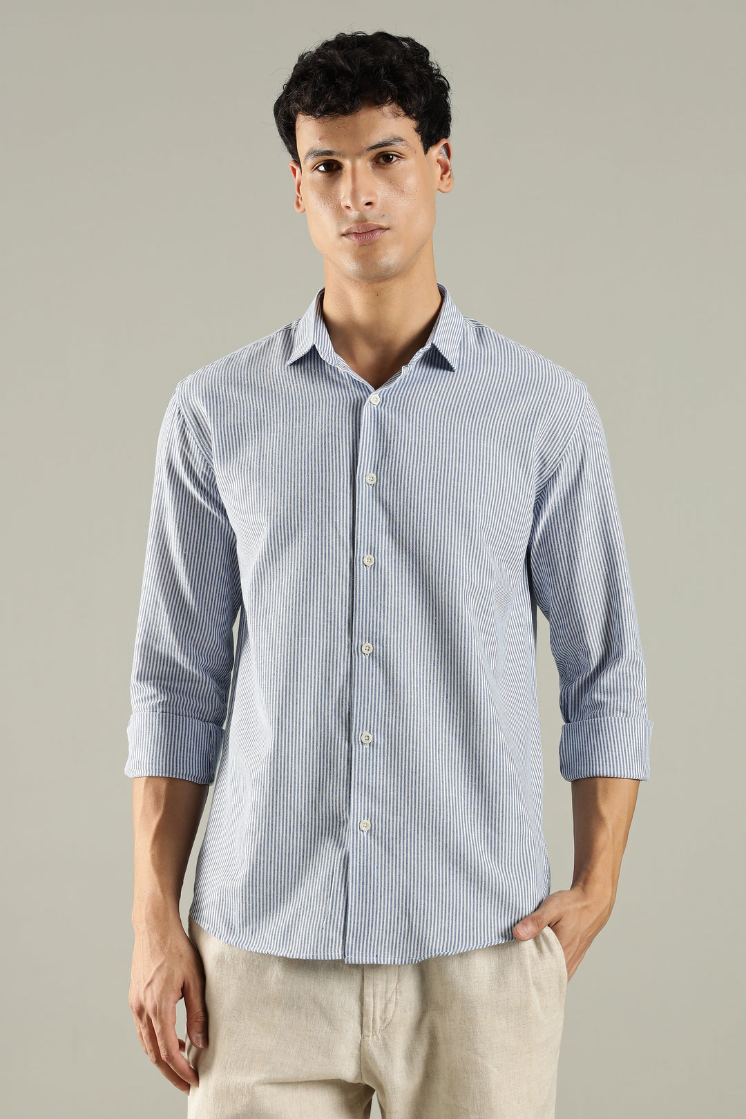 Islands of Loom Horizon Stripes Shirt - Suspire