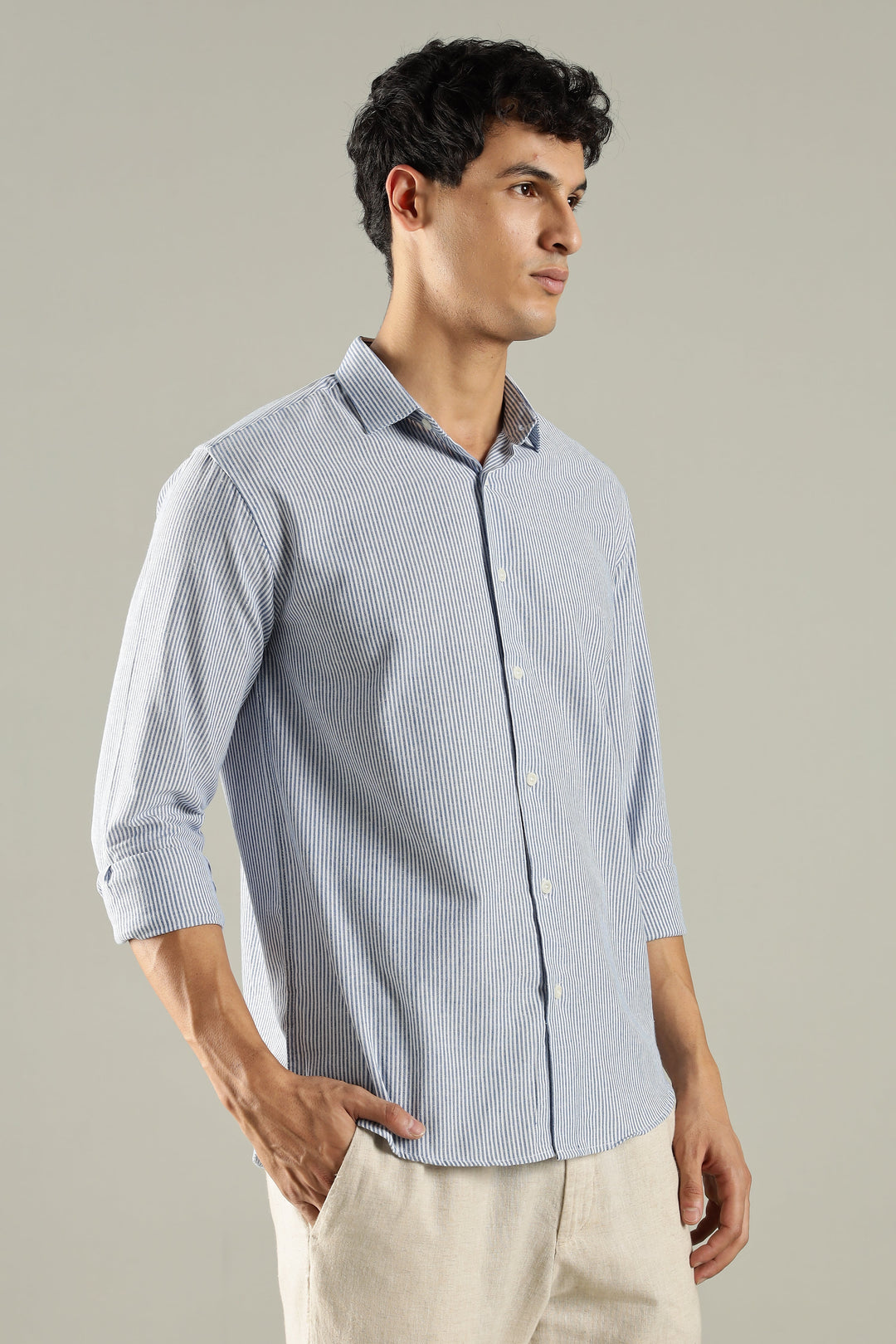 Islands of Loom Horizon Stripes Shirt