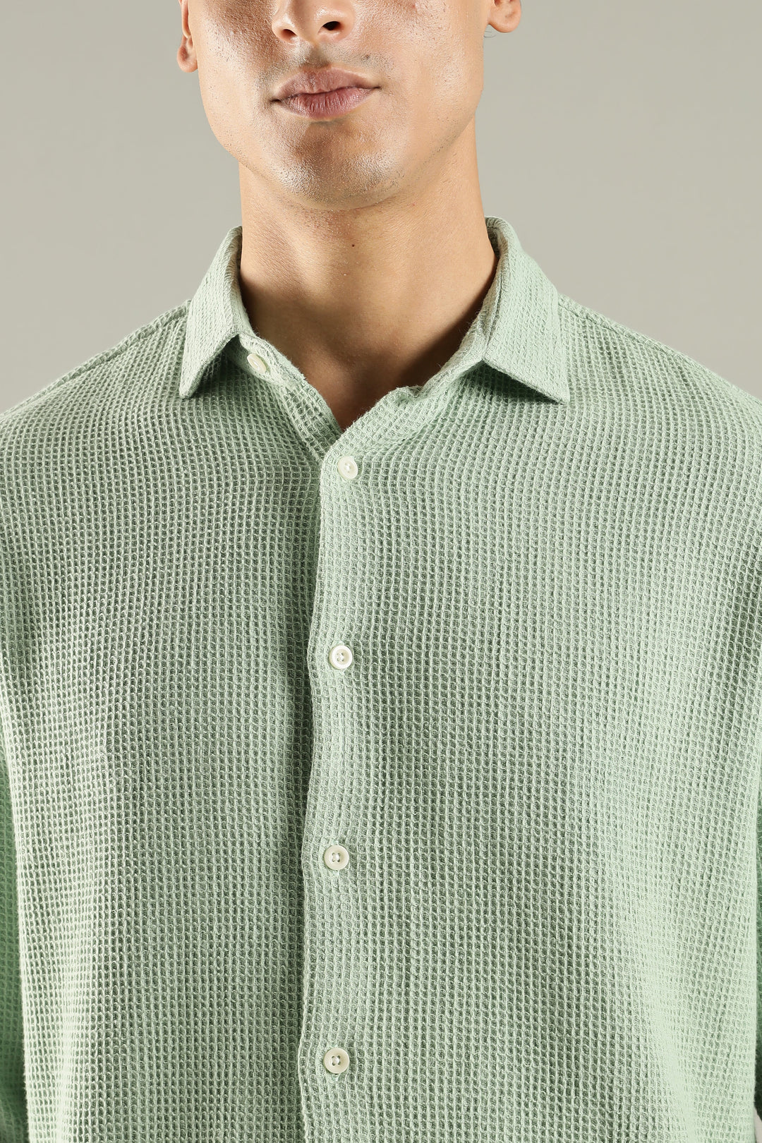 Islands of Loom Meadow Waffle Shirt - Suspire