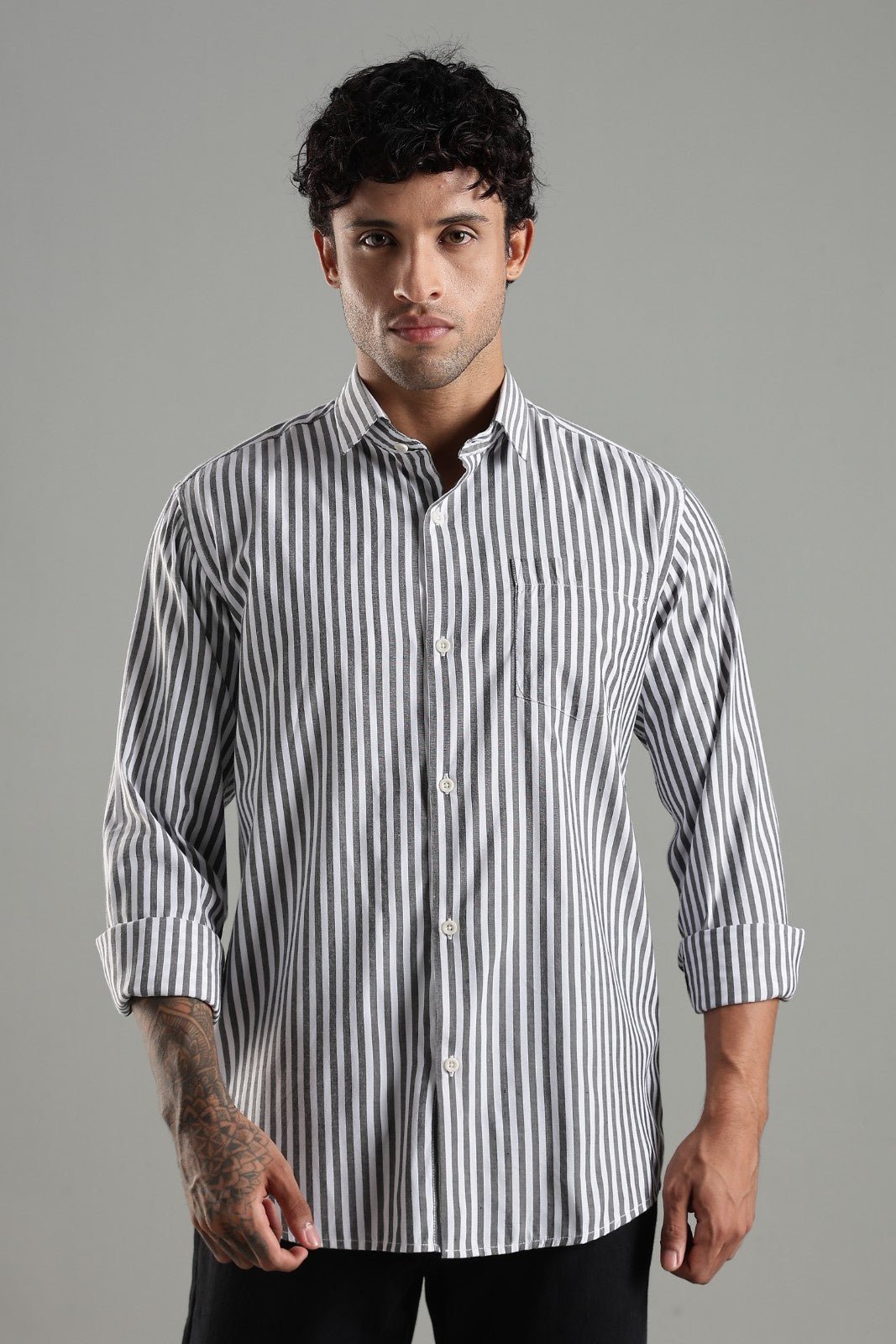Islands Of Loom Shadow Stripes Shirt - Suspire