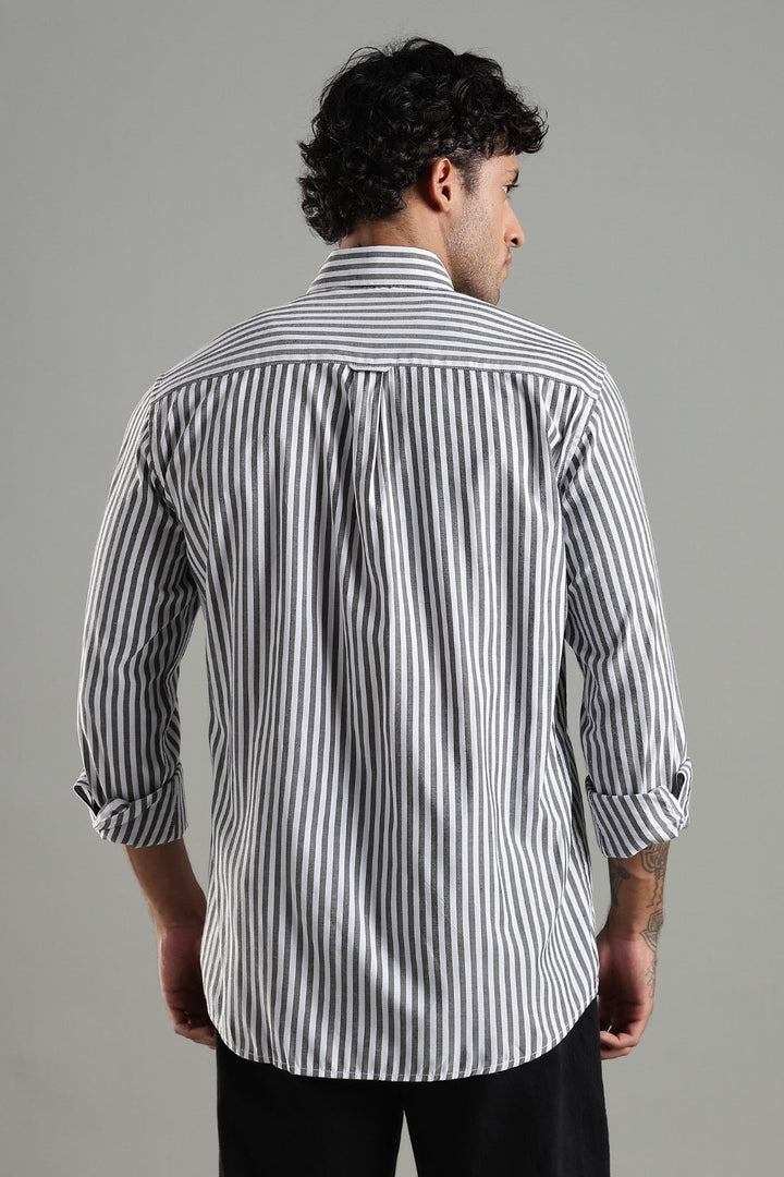 Islands Of Loom Shadow Stripes Shirt - Suspire