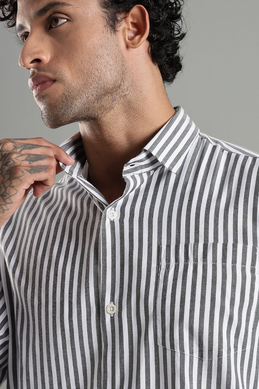 Islands Of Loom Shadow Stripes Shirt - Suspire