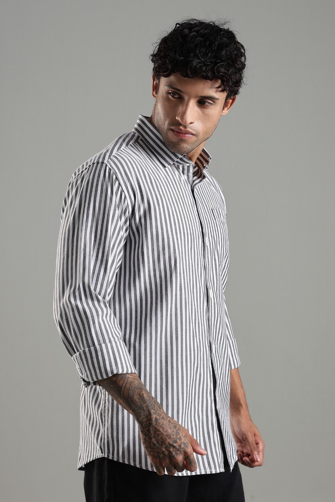 Islands Of Loom Shadow Stripes Shirt - Suspire