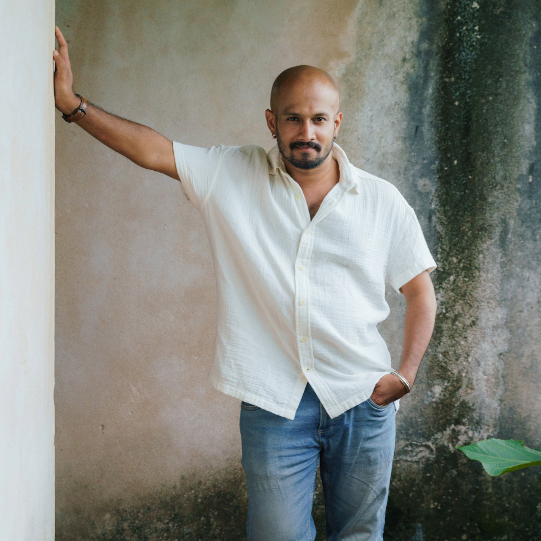 Islands Of Loom Ivory Cloud Organic Muslin Cotton Men&